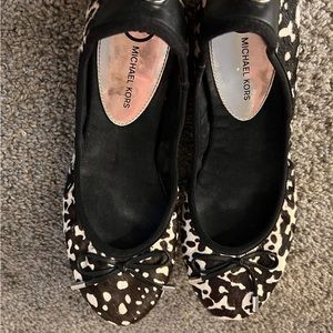 Michael Kors calf hair ballet flats